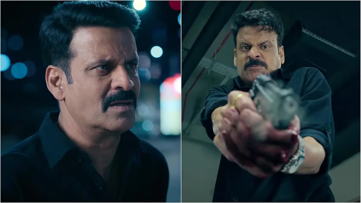 Manoj Bajpayee in a still from the Netflix thriller Gajab Raat, formerly titled Ghooskhor Pandat