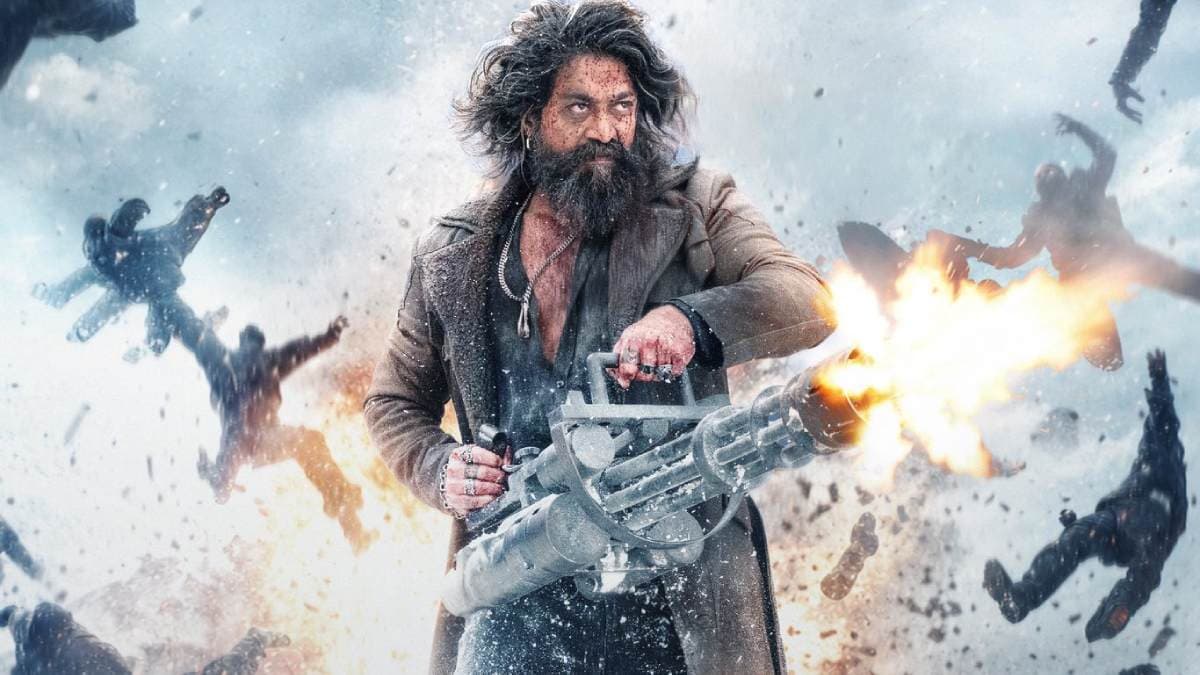 Yash in a still from Toxic: A Fairy Tale for Grown-ups