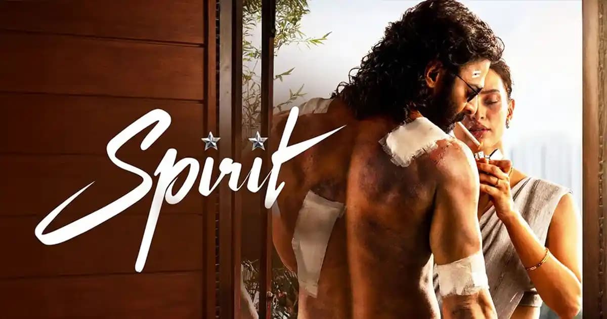 Prabhas in a still associated with the upcoming film Spirit directed by Sandeep Reddy Vanga
