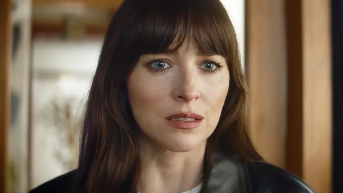 Dakota Johnson and Anne Hathaway pose together for Verity promotional shoot