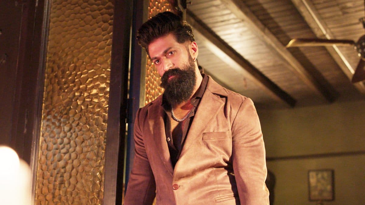Yash in a promotional still, referencing his post-COVID box office run including KGF Chapter 2 and Toxic