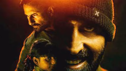 Poster or still from Haiwaan featuring Akshay Kumar and Saif Ali Khan in a crime thriller setting