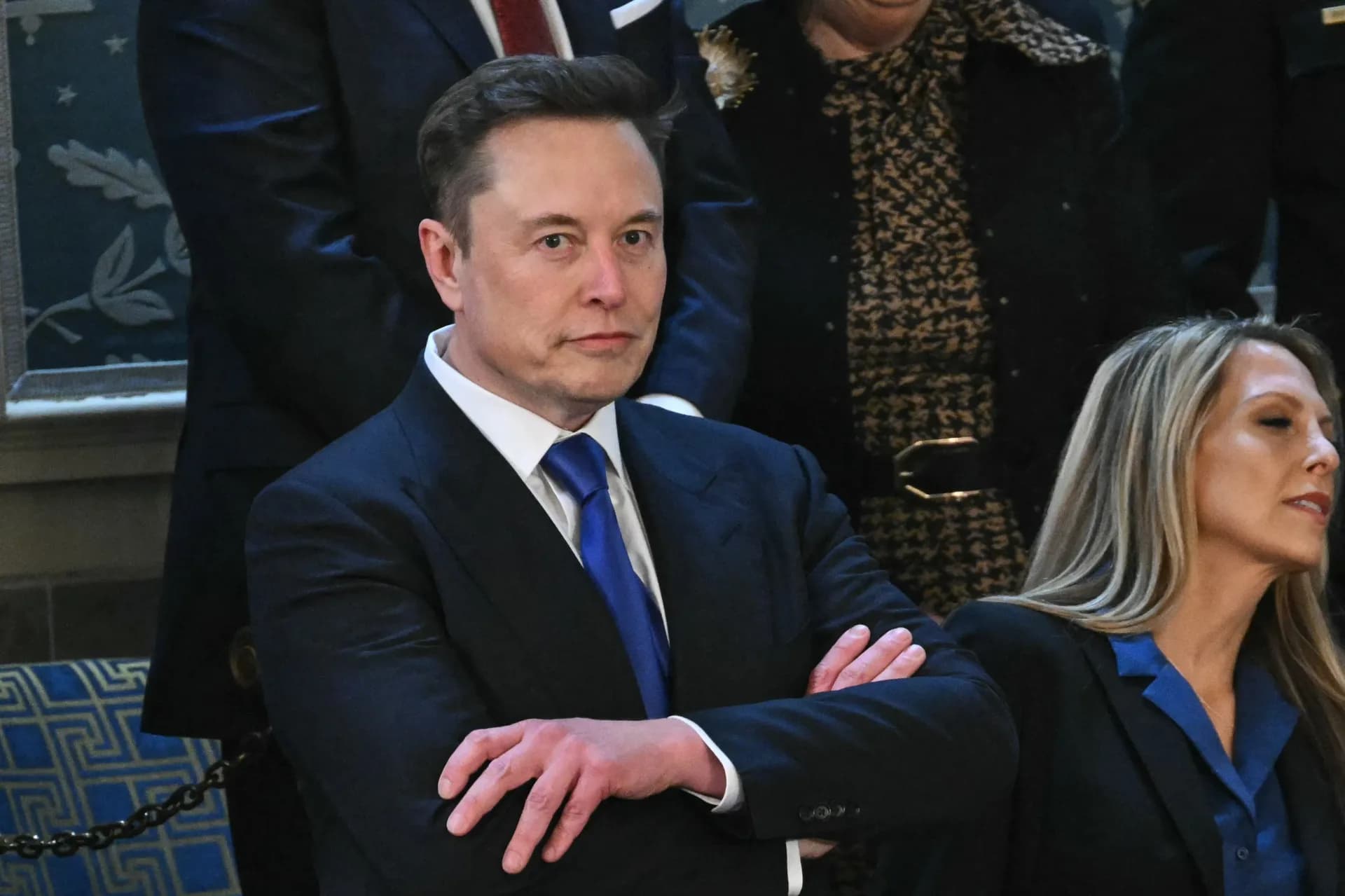 Elon Musk and Justine Musk pictured together during their marriage in the early 2000s.
