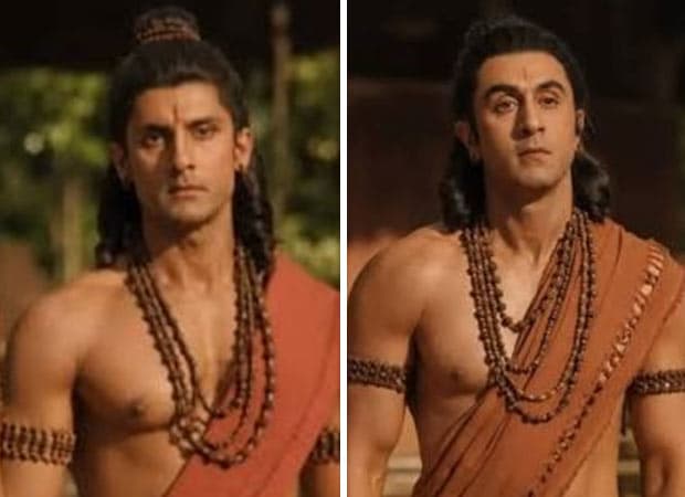 Ranbir Kapoor dressed as Lord Rama in a still from Nitesh Tiwari's Ramayana