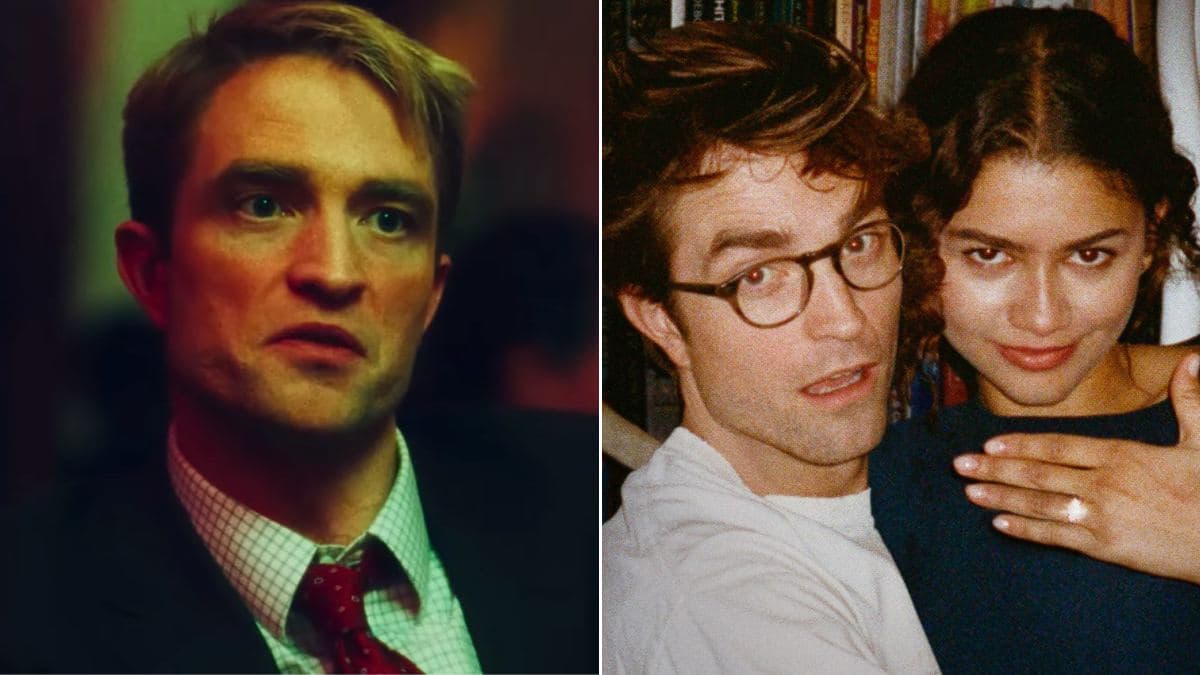 Robert Pattinson in a promotional still for the A24 crime thriller Primetime