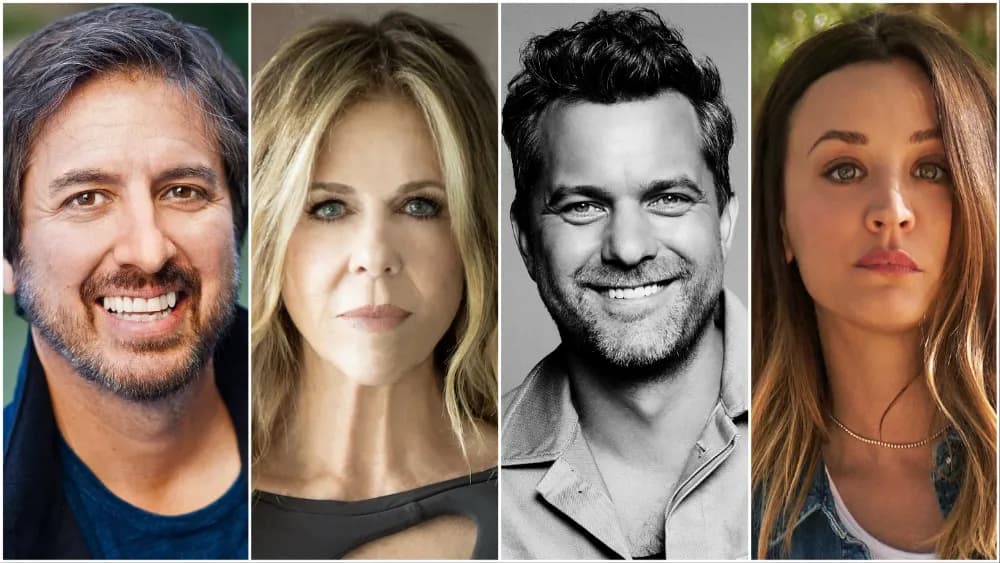 Promotional image for the HBO Max series How To Survive Without Me featuring the ensemble cast