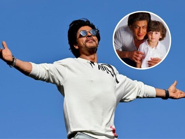 Shah Rukh Khan smiling during a public appearance, promoting his upcoming film King