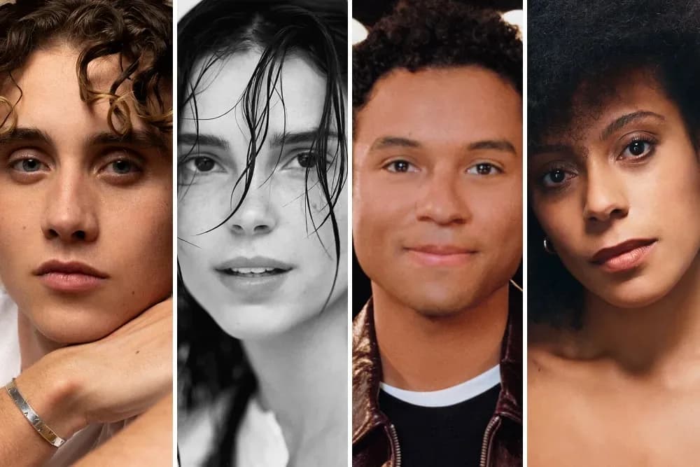 Collage of actors including Jaafar Jackson and Inde Navarrette named to Variety's 10 Actors to Watch list for the Newport Beach Film Festival