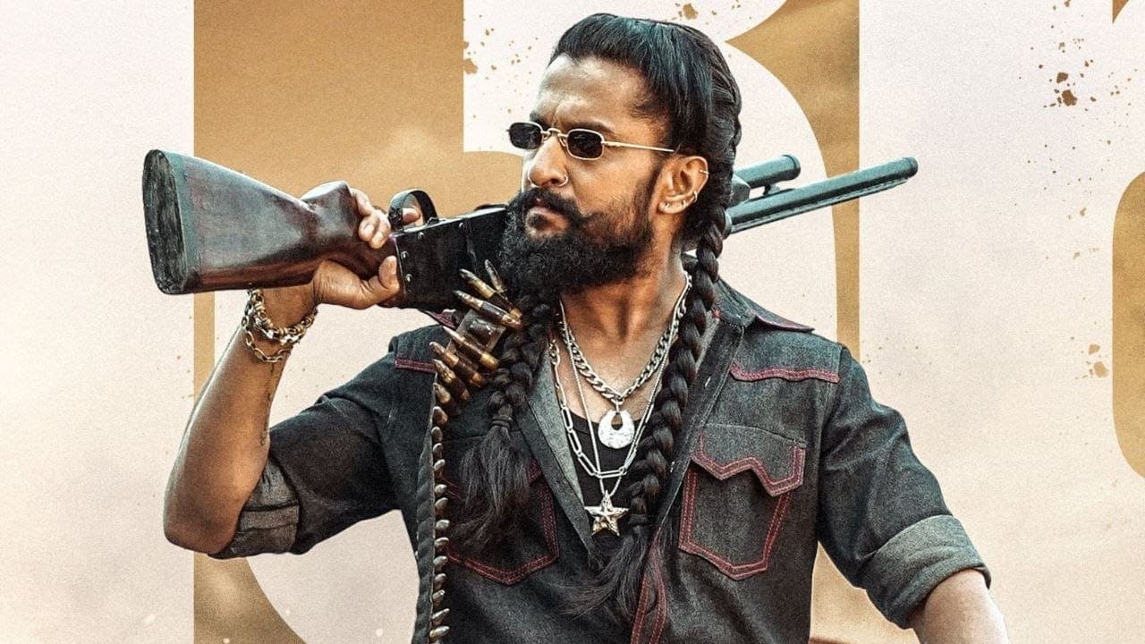 Nani in a promotional still from The Paradise, directed by Srikanth Odela