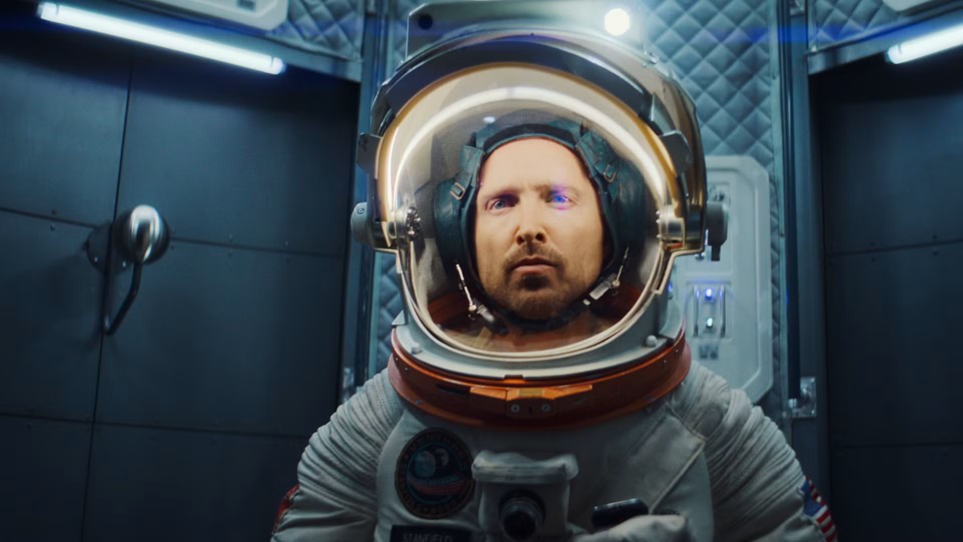 A black screen reflecting a distorted face — a nod to the show's namesake