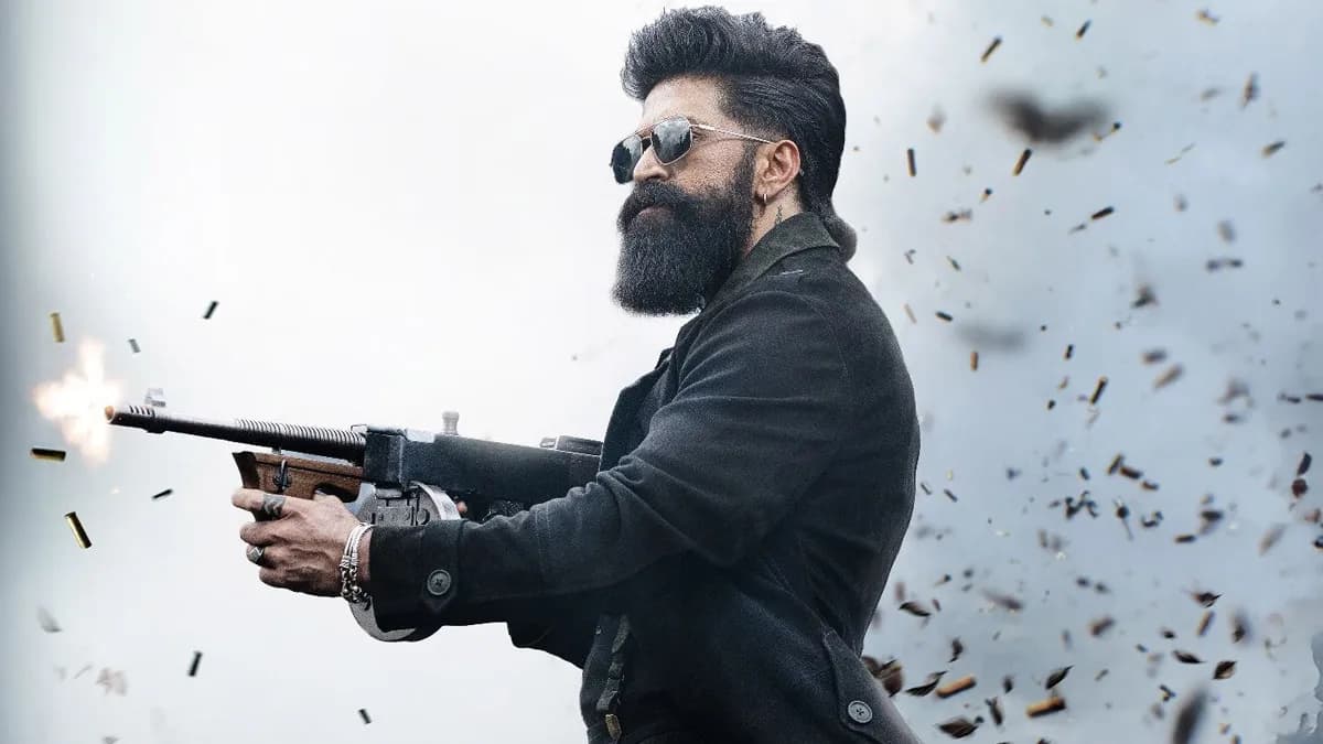 Yash in a still from Toxic, directed by Geetu Mohandas