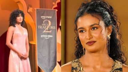 Rida Tharana on the set of The Traitors Season 2