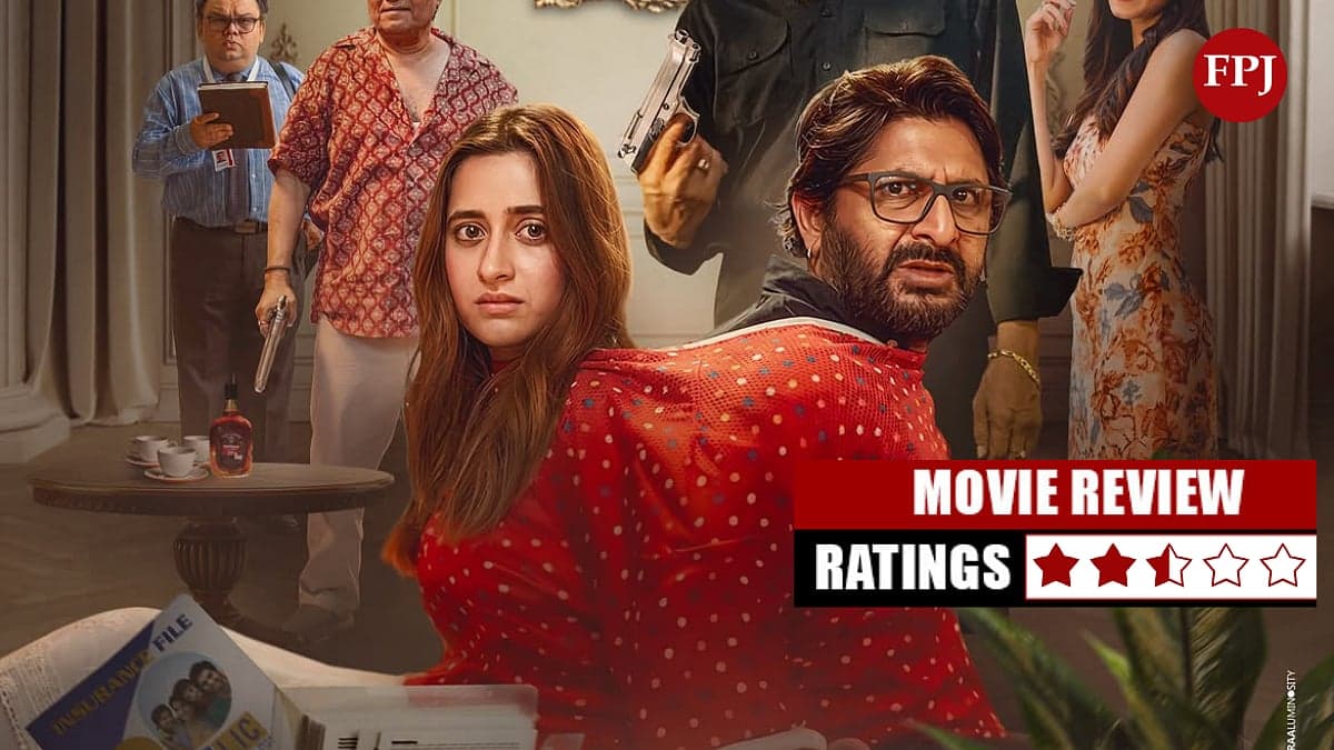 Arshad Warsi and Sanjeeda Shaikh in a scene from Jeevan Ya Bheema Con?