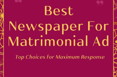 Book Your Matrimonial Newspaper Ad Online in Minutes – Quick & Easy Ad Booking