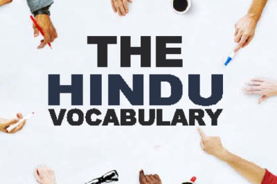 The Hindu Editorial Vocabulary  Article of 3 May 2025