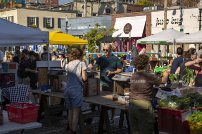 A Simple Day at Two Farmers Markets